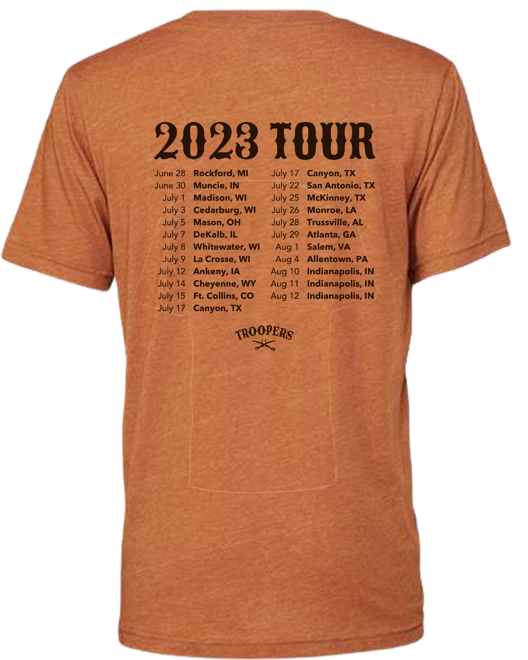 2023 Tour Shirt