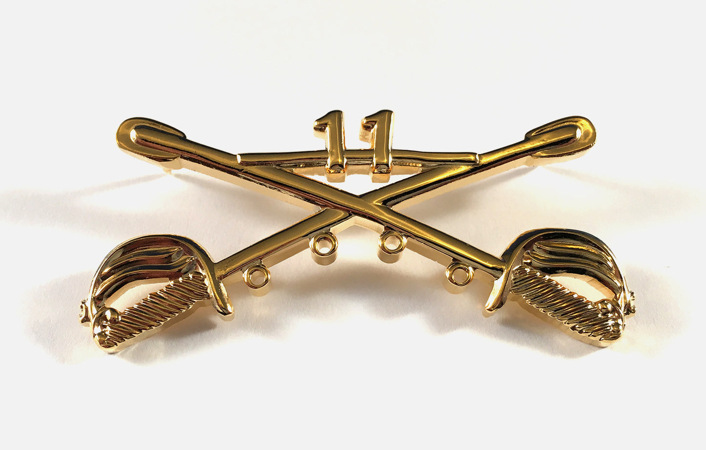 Cross Sabers Pin - Large