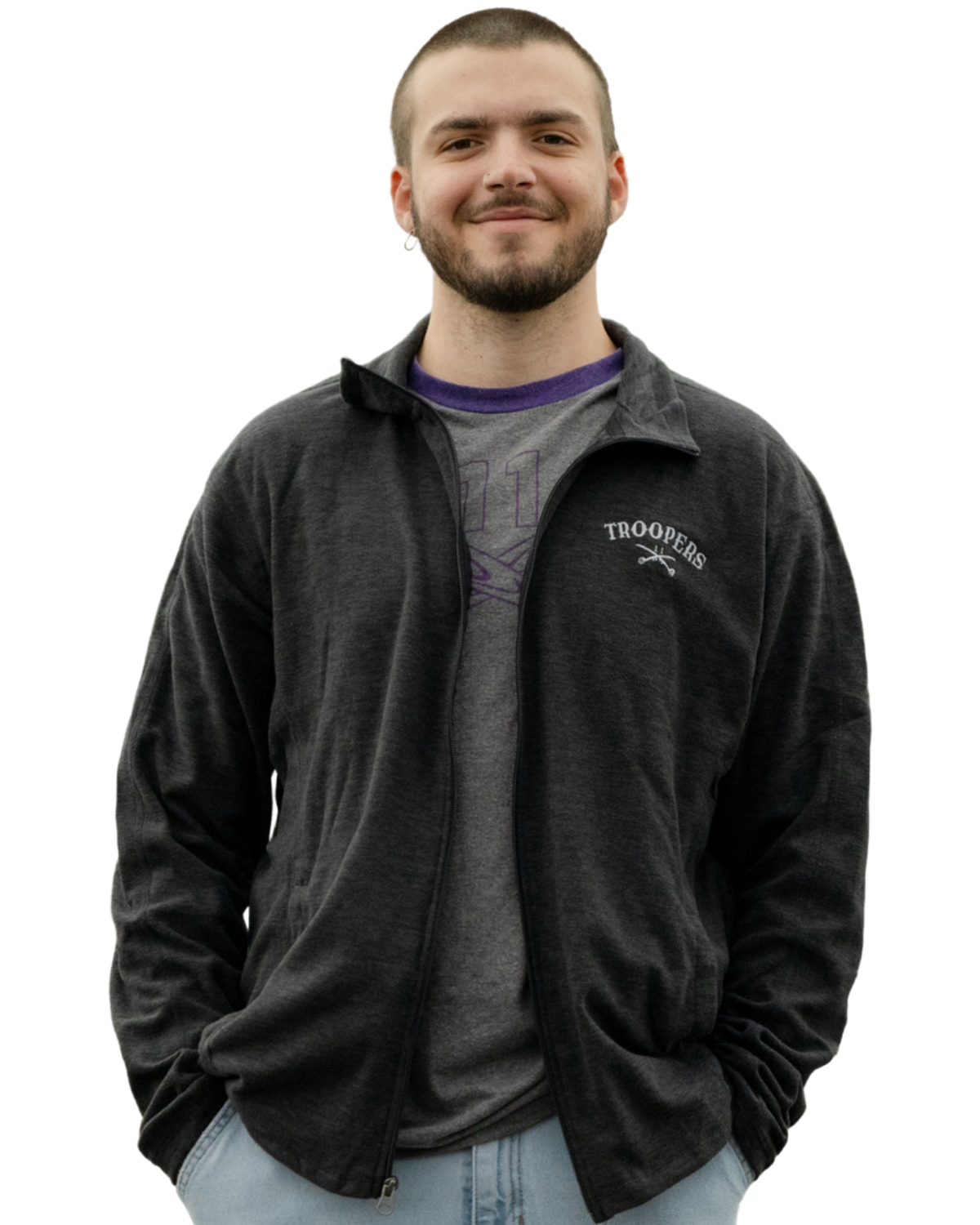 Basic Saber Full-Zip Fleece