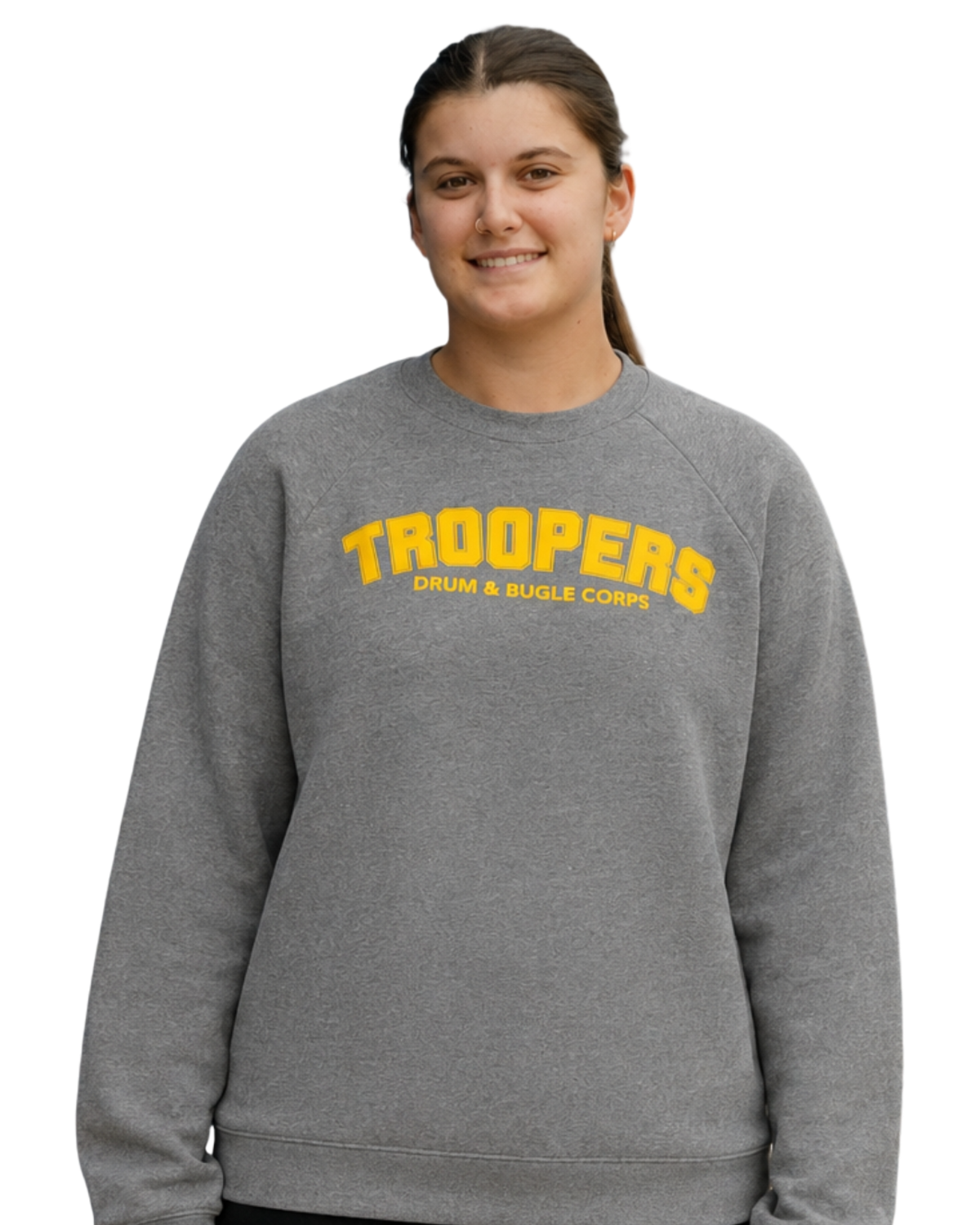Gray Sabers Fleece Crew