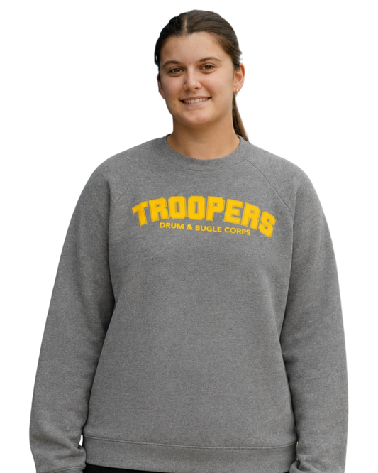 Gray Sabers Fleece Crew