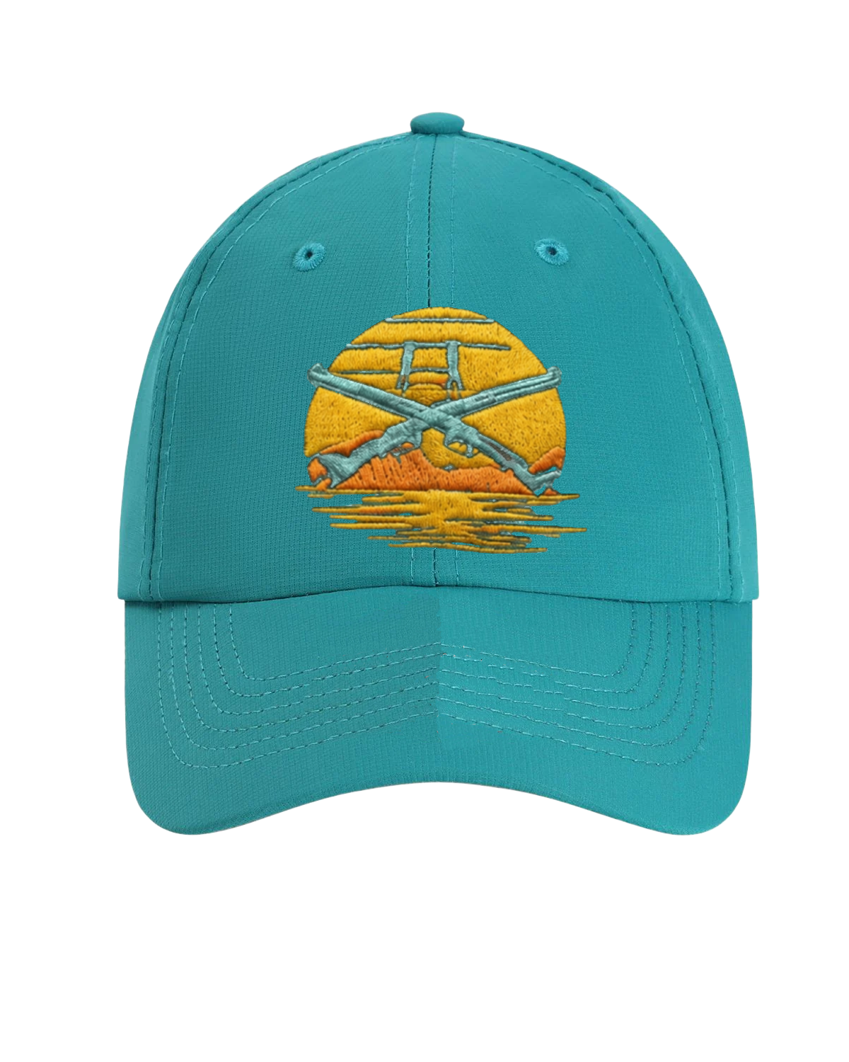 Teal Sunset Performance Hat (Small Fit)