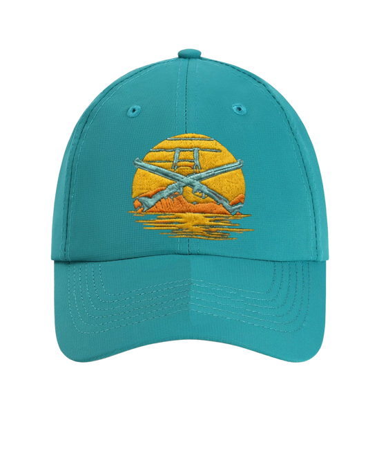Teal Sunset Performance Hat (Small Fit)